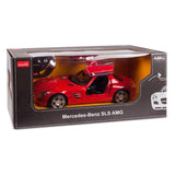 MASINA CU TELECOMANDA MERCEDES-BENZ SLS ROSU SCARA 1 LA 14
