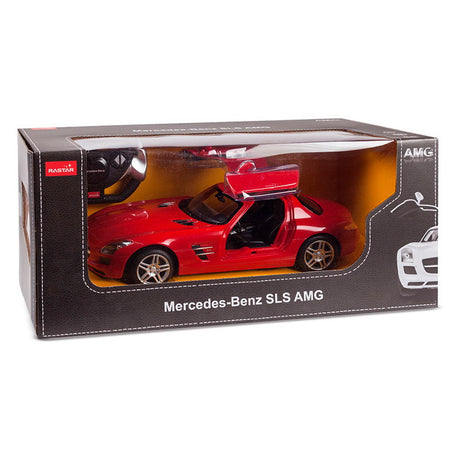 MASINA CU TELECOMANDA MERCEDES-BENZ SLS ROSU SCARA 1 LA 14
