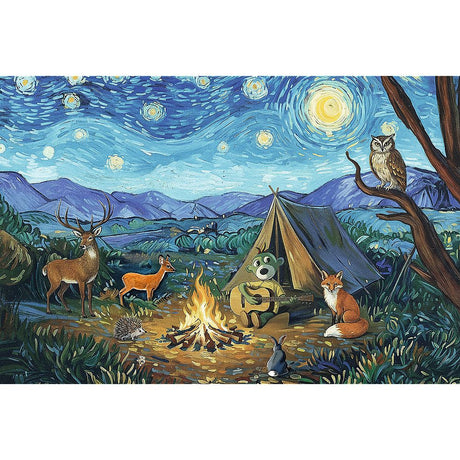 PUZZLE TREFL 100 FAMILIA TREFLIK INSPIRAT DE ARTA LANGA FOCUL DE TABARA