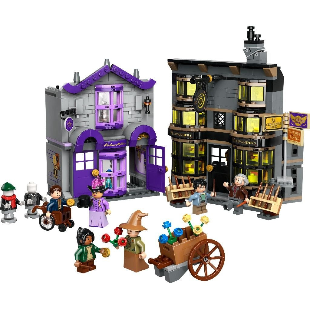 LEGO HARRY POTTER TM OLLIVANDER SI MAGAZINUL DE HAINE AL LUI MADAM MALKIN 76439