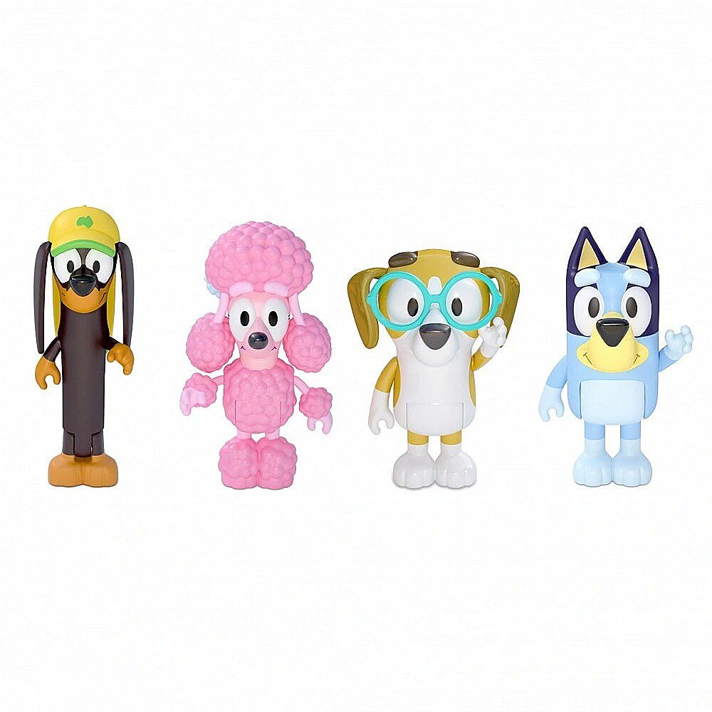SET 4 FIGURINE BLUEY