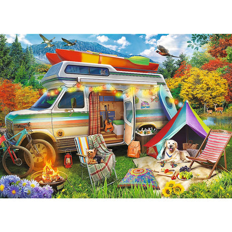 PUZZLE TREFL 500 PREMIUM PLUS TEA TIME CAMPIONATUL EUROPEAN RULOTA