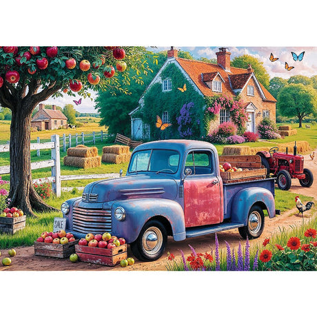 PUZZLE TREFL 500 PREMIUM PLUS TEA TIME CAMPIONATUL EUROPEAN MASINA FERMIERULUI