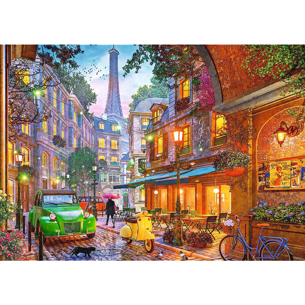 PUZZLE TREFL 500 PREMIUM PLUS TEA TIME CAMPIONATUL EUROPEAN CAFENEA DIN PARIS