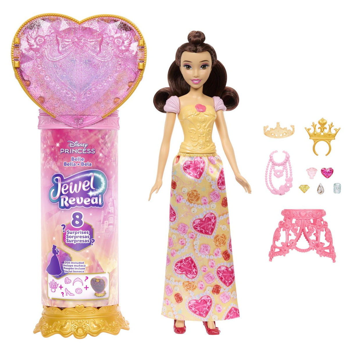 DISNEY PRINCESS JEWEL REVEAL PAPUSA BELLE
