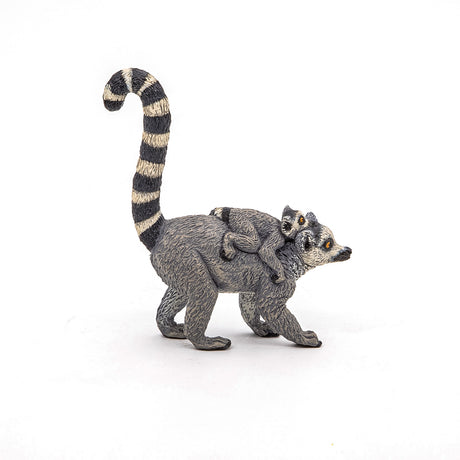 PAPO FIGURINA LEMUR CU PUI
