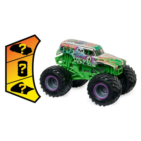 MONSTER JAM MASINUTA METALICA GRAVE DIGGER SCARA 1 LA 64