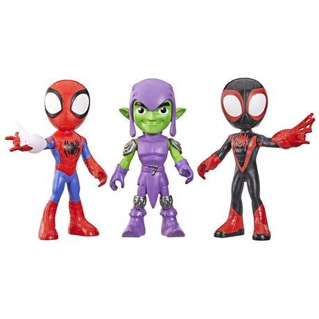 SPIDEY SI PRIETENII LUI UIMITORI MARVEL SET 3 FIGURINE SI ACCESORII