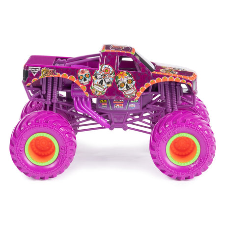 MONSTER JAM MASINUTA METALICA CALAVERA SCARA 1:24