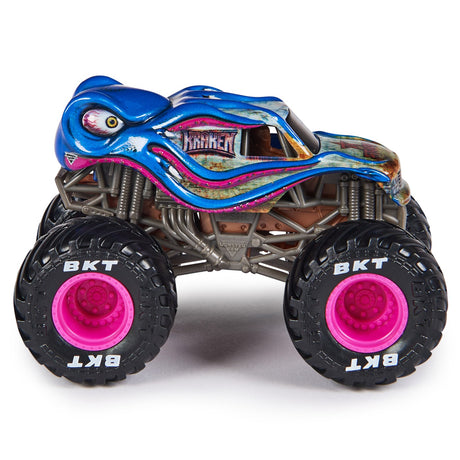 MONSTER JAM MASINUTA METALICA KRAKEN SCARA 1 LA 64
