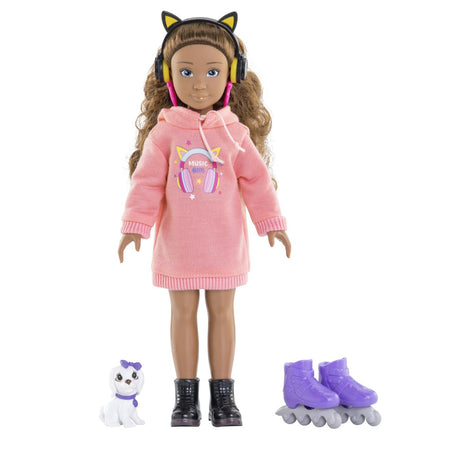 COROLLE SET MUZICA SI MODA PAPUSA MELODY 28CM