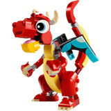 LEGO CREATOR 3IN1 DRAGON ROSU 31145