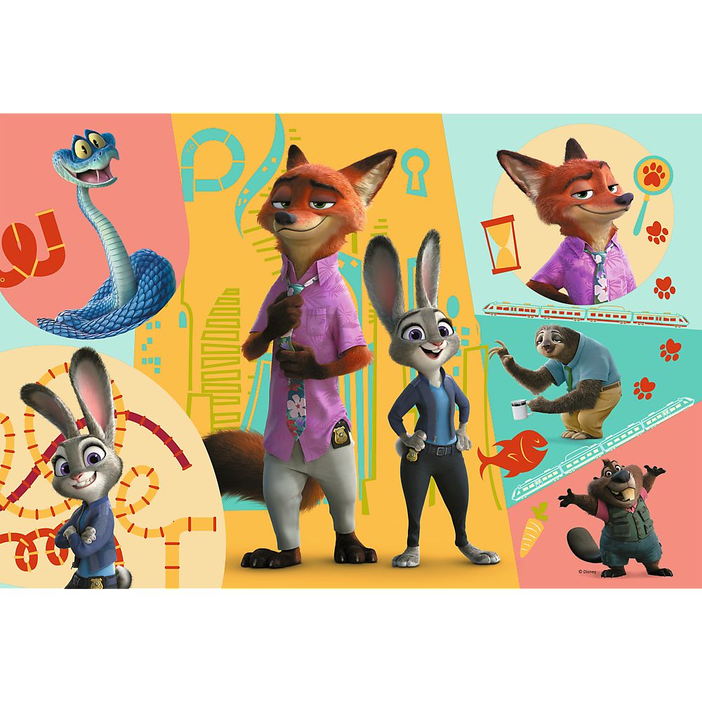 PUZZLE TREFL 160 DISNEY ZOOTROPOLIS IMPREUNA IN ZOOTOPIA