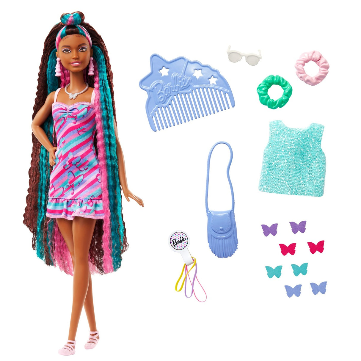 BARBIE TOTALLY HAIR PAPUSA BARBIE CURCUBEU