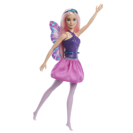 BARBIE PAPUSA BARBIE ZANA CU PAR ROZ SI TINUTA IN 2 CULORI