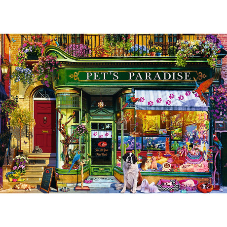 PUZZLE TREFL 1000 PREMIUM PLUS TEA TIME PARADISUL ANIMALELOR