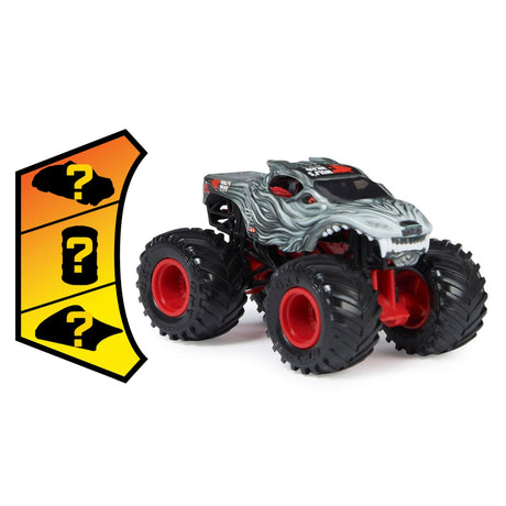 MONSTER JAM MASINUTA METALICA WOLF'S HEAD SCARA 1 LA 64