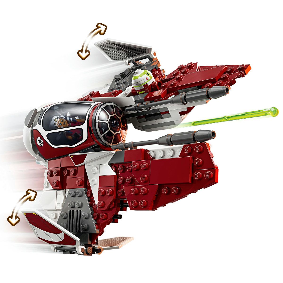LEGO STAR WARS TM NAVA INTERCEPTOR JEDI A LUI AHSOKA 75401
