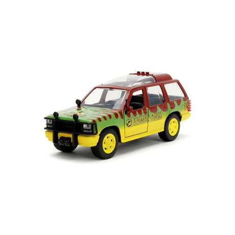 JADA JURASSIC WORLD 30TH ANNIVERSARY MASINUTA METALICA FORD EXPLORER 1993 SCARA 1 LA 32
