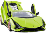 MASINUTA CONSTRUIBILA CU TELECOMANDA LAMBORGHINI SIAN FKP 37 SCARA 1 LA 18