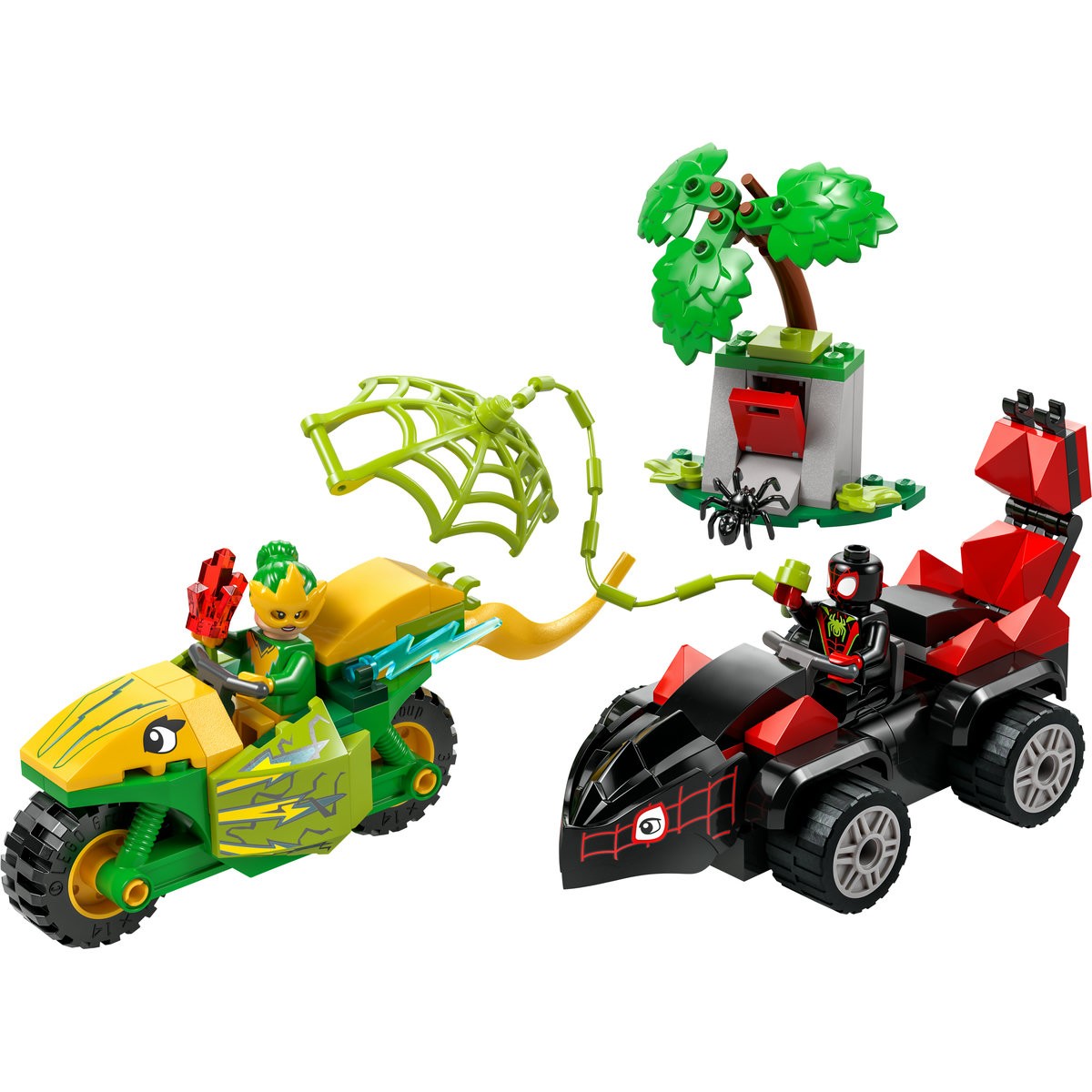 LEGO SPIDEY SPIN SI ELECTRO IN DINO-VEHICULE 11198