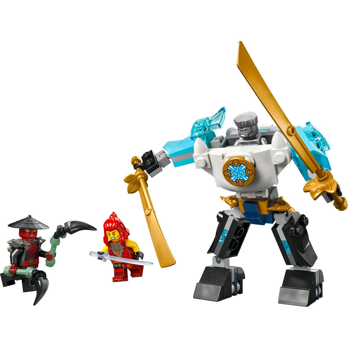 LEGO NINJAGO COSTUMUL ROBOT DE LUPTA AL LUI ZANE 71827