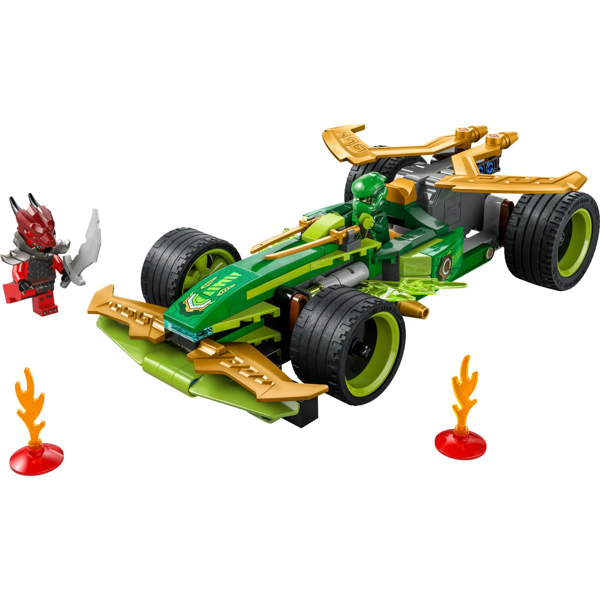 LEGO NINJAGO MASINA DE CURSE PULL-BACK A LUI LLOYD 71828