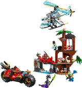 LEGO NINJAGO LUPTA LA CASA DIN COPAC CU VEHICULE NINJA 71857