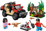LEGO JURASSIC WORLD RENASTEREA EVADARE OFF-ROAD DIN CALEA UNUI VELOCIRAPTOR 76972