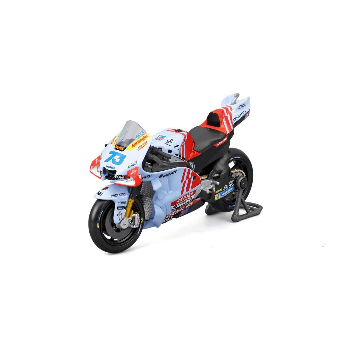MAISTO MOTOCICLETA METALICA DUCATI DESMOSEDICI GP TEAM GRESINI RACING SCARA 1 LA 18