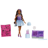 BARBIE SET PARTY UNBOXED REVEAL PAPUSA BARBIE VIOLET CU 10 ACCESORII SURPRIZA