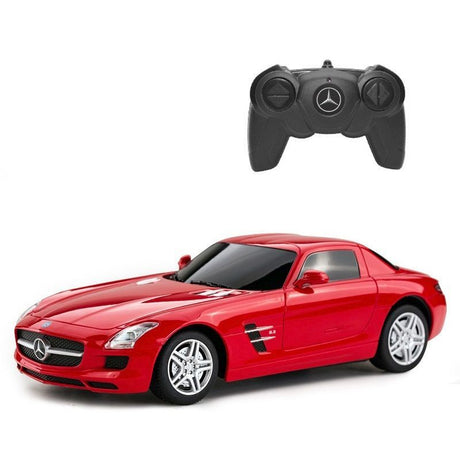 MASINA CU TELECOMANDA MERCEDES-BENZ SLS AMG ROSU SCARA 1 LA 24