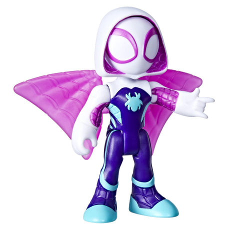SPIDEY SI PRIETENII LUI UIMITORI MARVEL SET FIGURINA GHOST SPIDER SI ACCESORII
