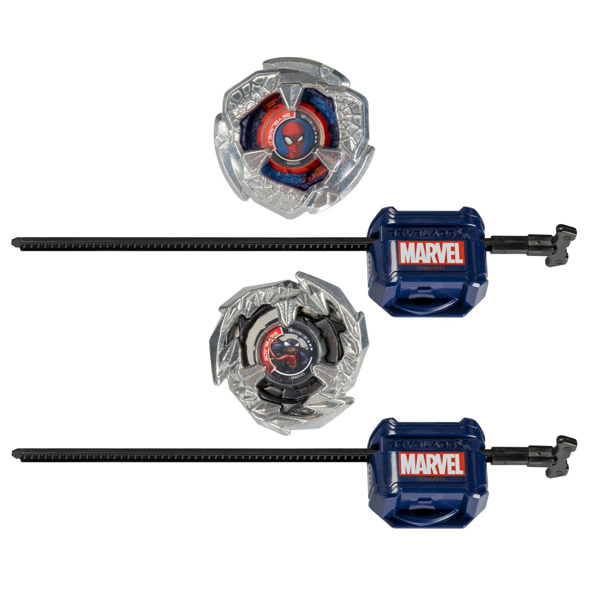 BEYBLADE X MARVEL SET DUO SPIDER MAN 3-60F SI VENOM 3-80N