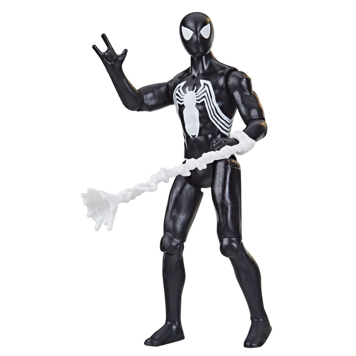 SPIDERMAN EPIC HERO FIGURINA COSTUM SYMBIOTE SPIDER MAN 10CM