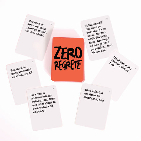 JOC DE SOCIETATE ZERO REGRETE DA UN SHOT