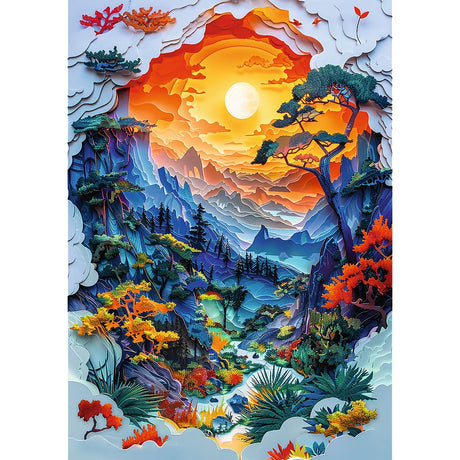 PUZZLE TREFL 1000 EDITIA ANIVERSARA 40 DE ANI 3D DOLINA