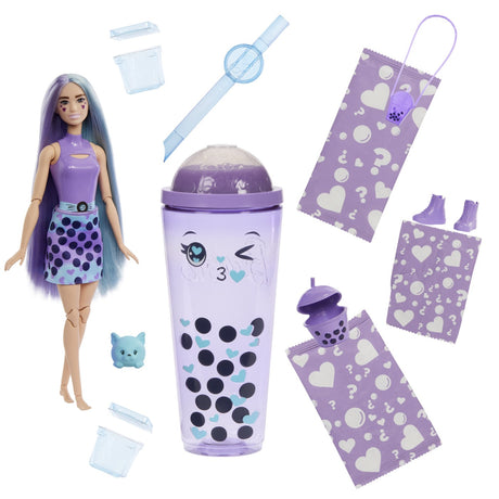 BARBIE POP REVEAL BUBBLE TEA PAPUSA BARBIE TARO MILK