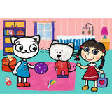 PUZZLE TREFL 60 KICIA KOCIA SI PRIETENII