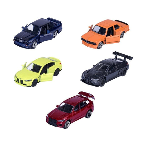 MAJORETTE SET 5 MASINUTE METALICE BMW 7.5CM