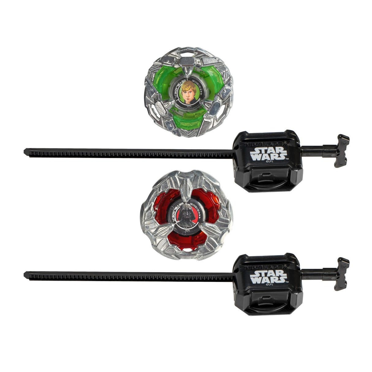 BEYBLADE X STAR WARS PACHET DUO LUKE SKYWALKER 4-80B SI DARTH VADER 4-60P