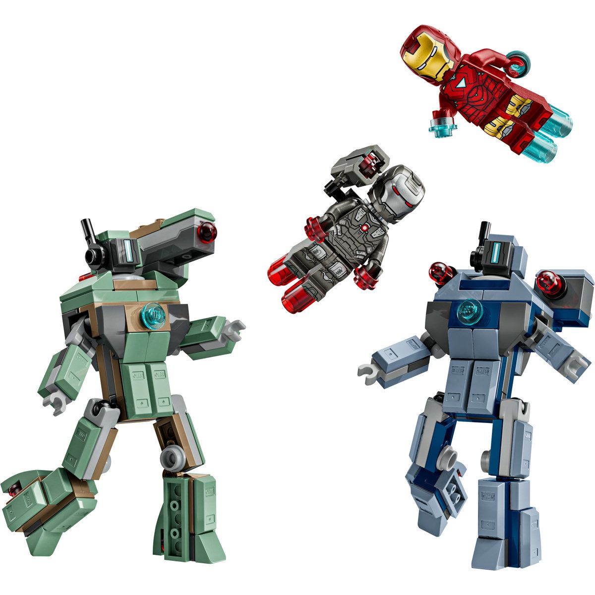 LEGO MARVEL IRON MAN SI WAR MACHINE VS DRONELE HAMMER 76320