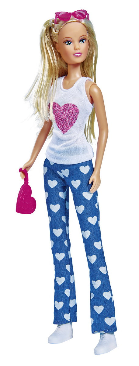 PAPUSA STEFFI JEANS FASHION CU BLUZA ALBA