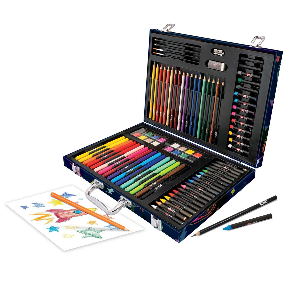 HAPPI HOBBI ART CASE SET DE DESEN DELUXE CU 100 DE ACCESORII JOC VIDEO