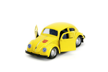 JADA TRANSFORMERS MASINUTA METALICA BUMBLEBEE VOLKSWAGEN BEETLE SCARA 1:32