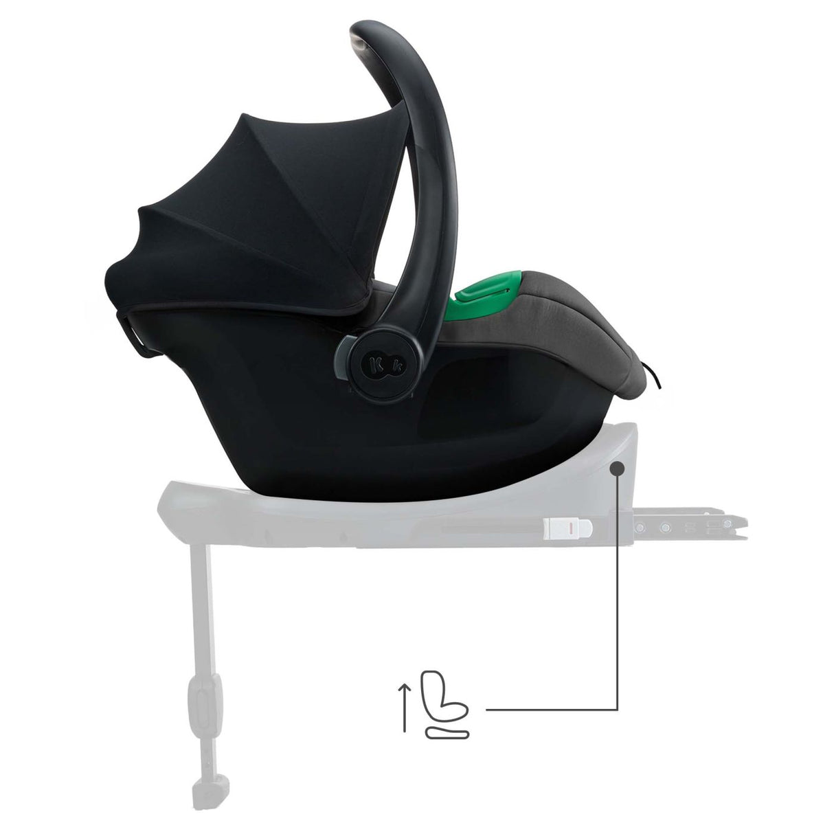 SCOICA AUTO I-SIZE, 40-87 CM, KINDERKRAFT MINK PRO2 , GREY