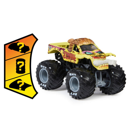 MONSTER JAM MASINUTA METALICA ZOMBIE SCARA 1 LA 64