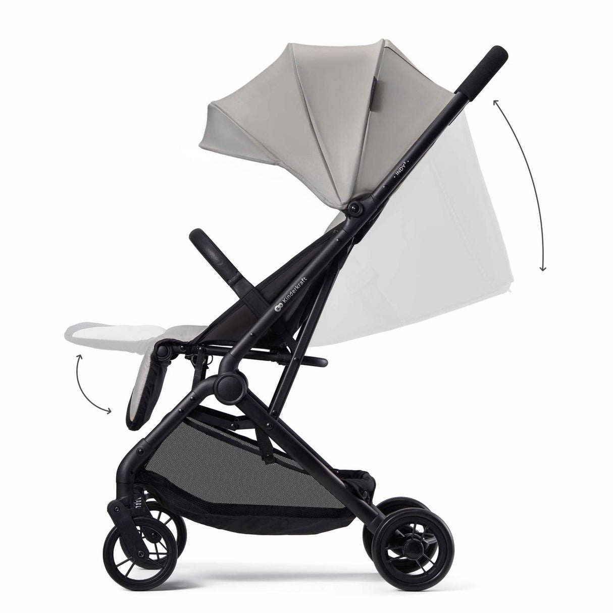 CARUCIOR SPORT KINDERKRAFT INDY3, URBAN GREY
