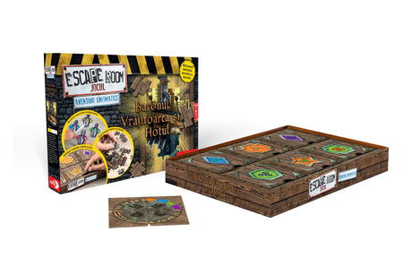 JOC ESCAPE ROOM AVENTURI ENIGMATICE IN LIMBA ROMANA