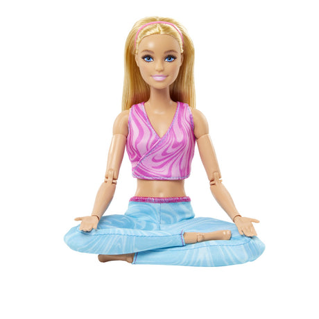 PAPUSA BARBIE MADE TO MOVE BLONDA CU TOP MOV